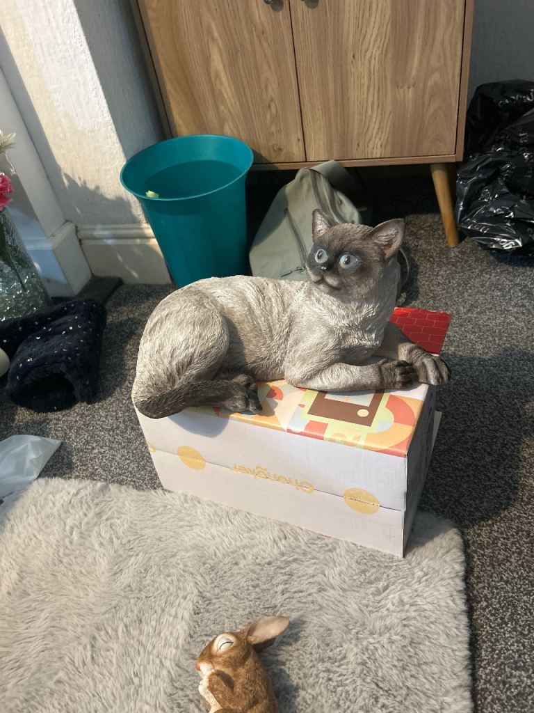 Cat ornament like new 