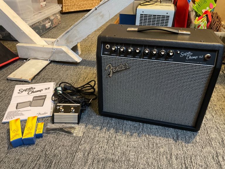 Fender Super Champ X2 with Eminence Ragin Cajun speaker