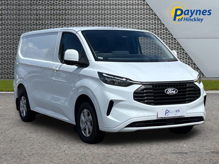 2025 Ford Transit Custom Limited 320 L1 SWB 2.0 136ps Diesel Manual in White FSH