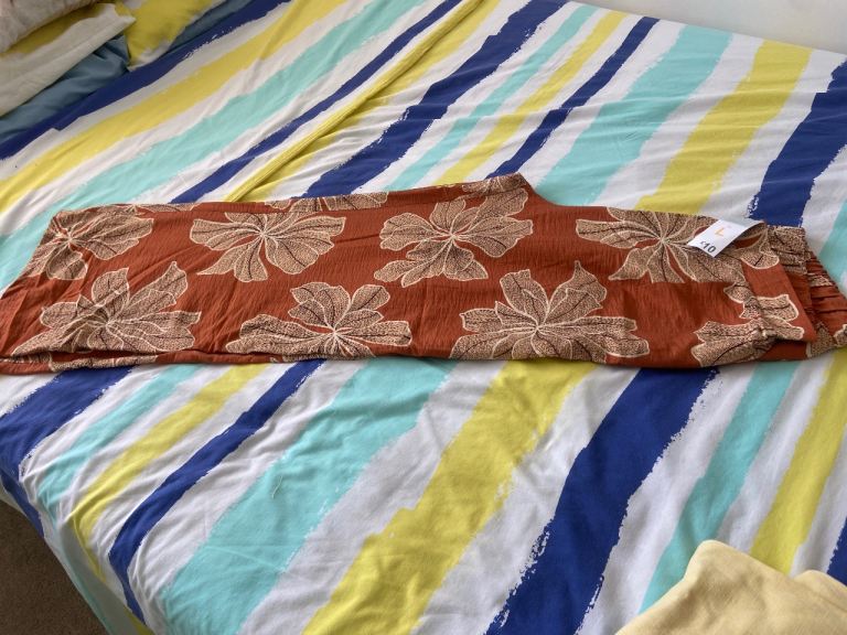 New with tags Primark wide leg trousers size large
