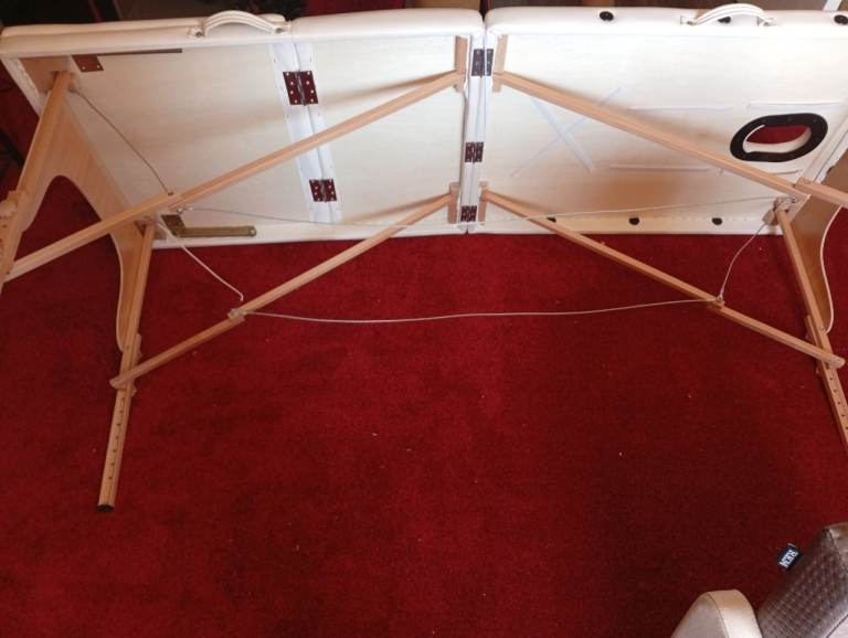 Massage Imperial Portable Massage Table – Cream, Fair Condition