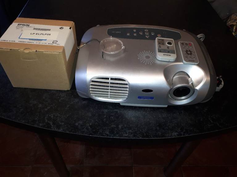 Epson LCD Multimedia Projector with remote controls and spare bulb