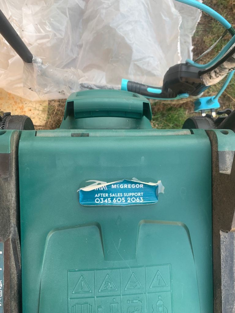McGregor Electric Lawnmower with Grass Box – Good Condition