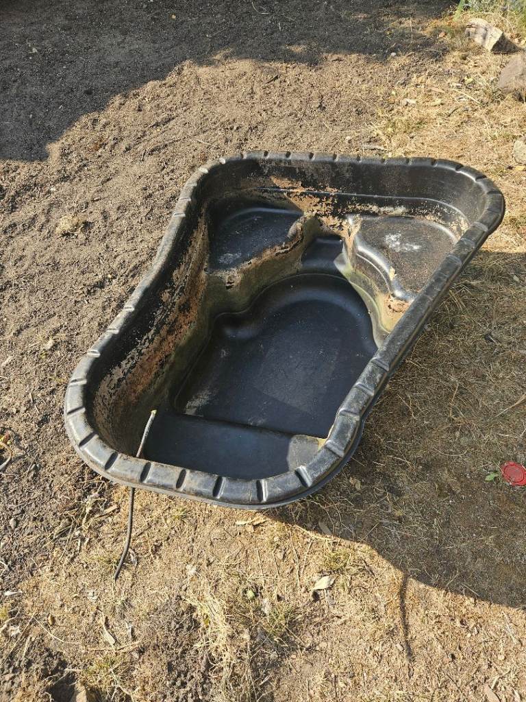 Used Garden Pond Liner – Black, Fair Condition