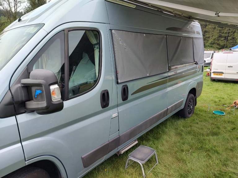 External window blinds for Auto Sleeper Warwick Duo but will fit many other camper vans