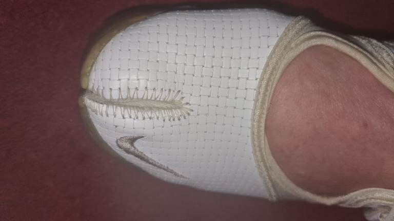 Nike Air Rift Split Toe Woven White 308662 Mens Uk 9