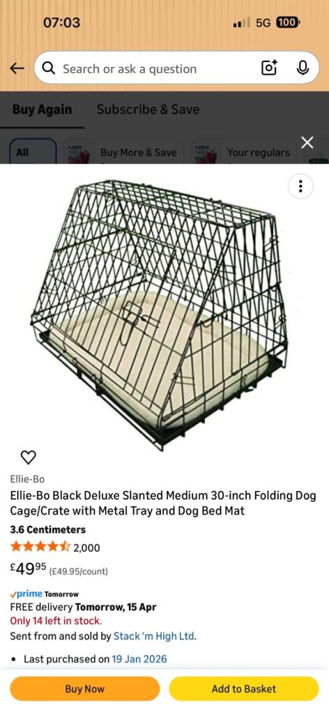 Dog cage / crate 