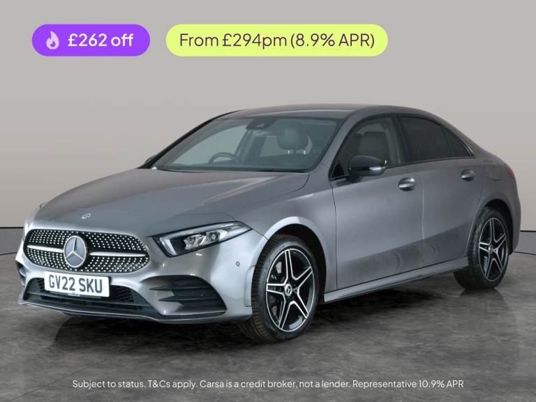 2022 Mercedes-Benz A-Class 1.3 A250e 15.6kWh AMG Line (Executive) Saloon 4dr Petrol Plug-in Hybri...