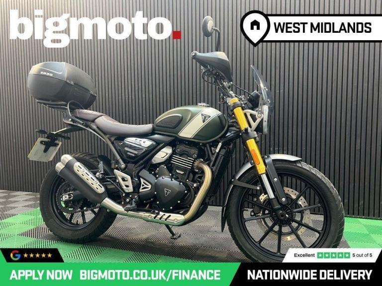 2025 25 TRIUMPH SCRAMBLER 400 X FINANCE SPECIALISTS APPLY NOW
