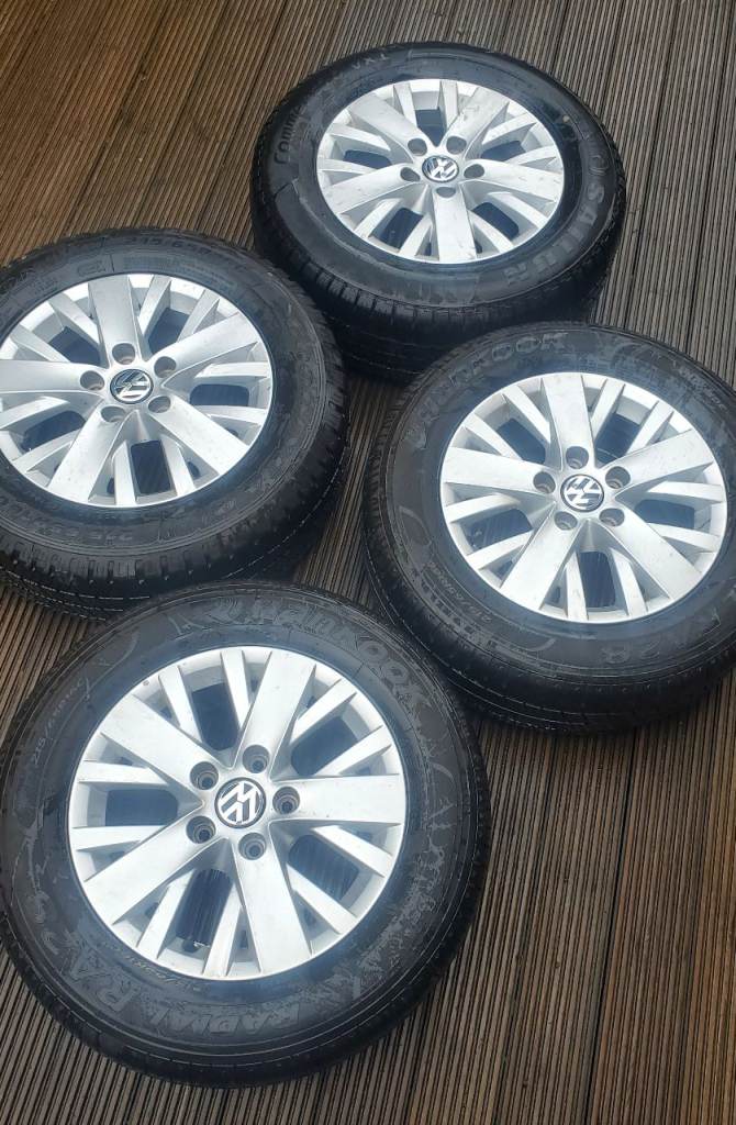 VW T5/T6 ALLOYS AND AS NEW TYRES