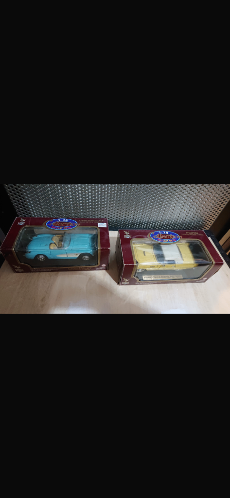 vintage pair of cars