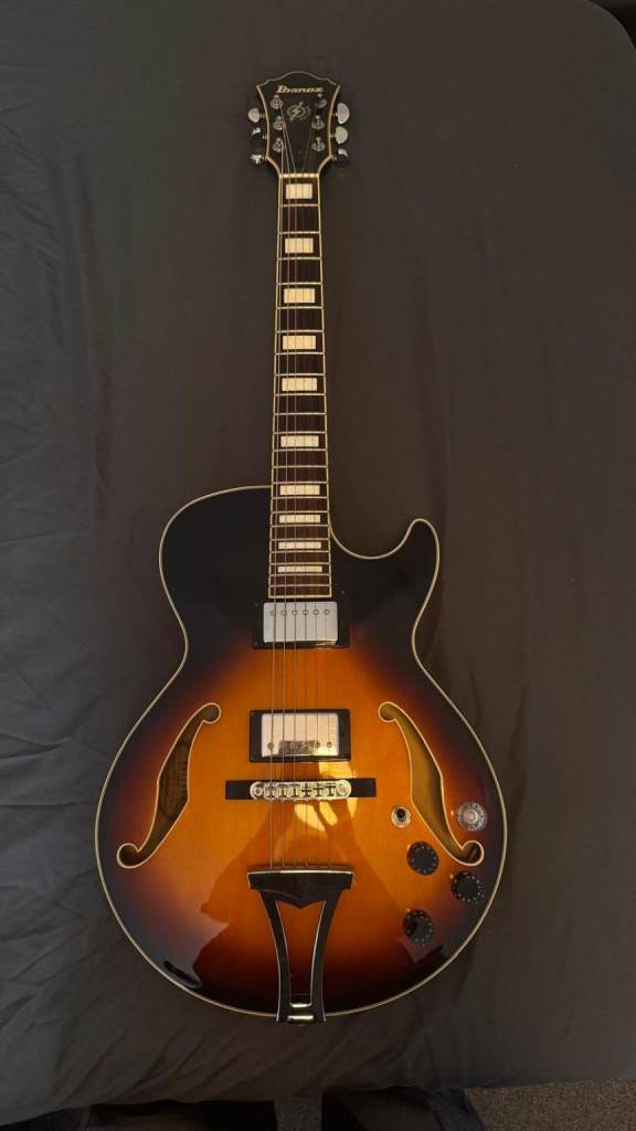 Ibanez Artcore AG75 Hollow Body Electric Guitar – Brown Sunburst