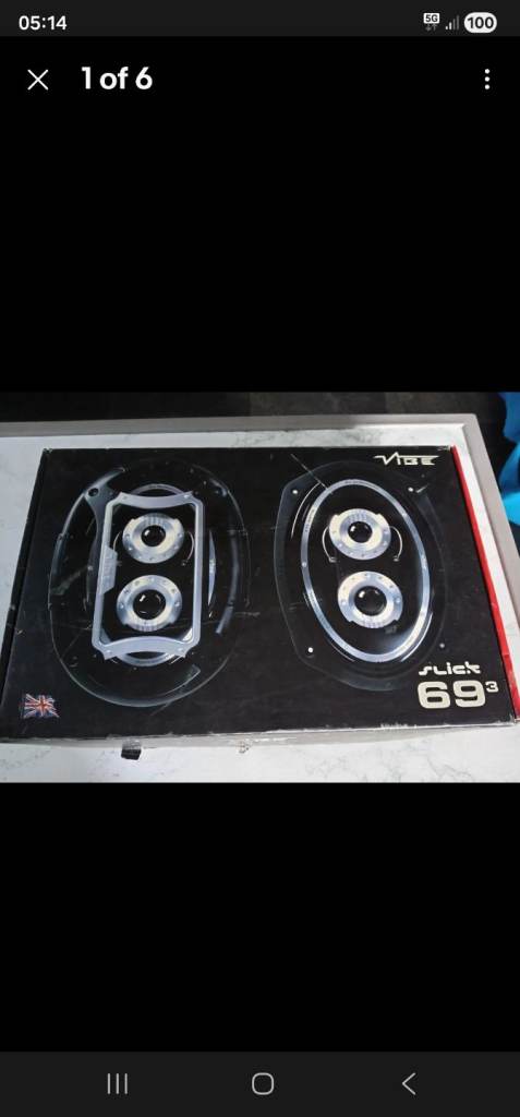 NEW VIBE SLICK 693 6X9 SPEAKERS - 475 WATTS 3 WAY