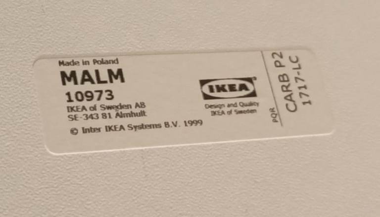 2 X IKEA MALM under bed storage boxes