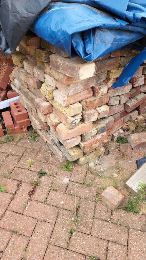 Free Reclaimed Bricks for Garden or Building Projects