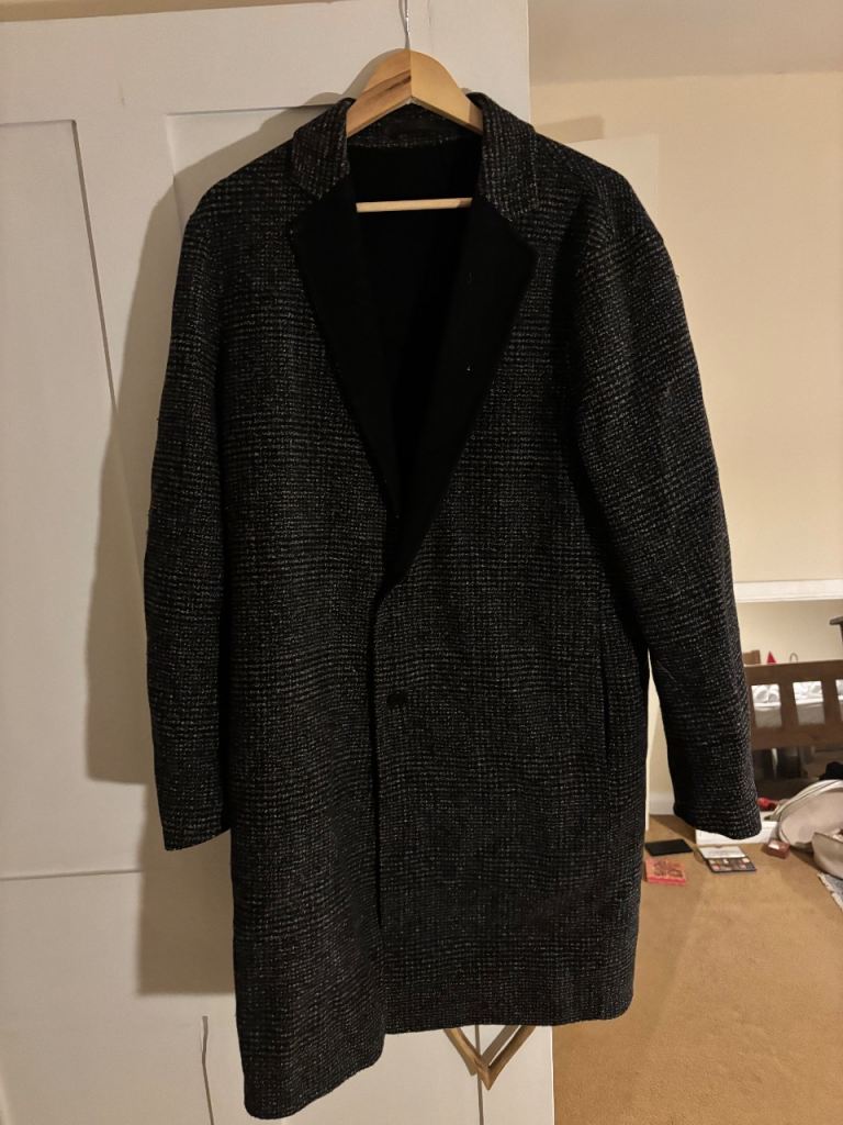 All saints wool trench coat 