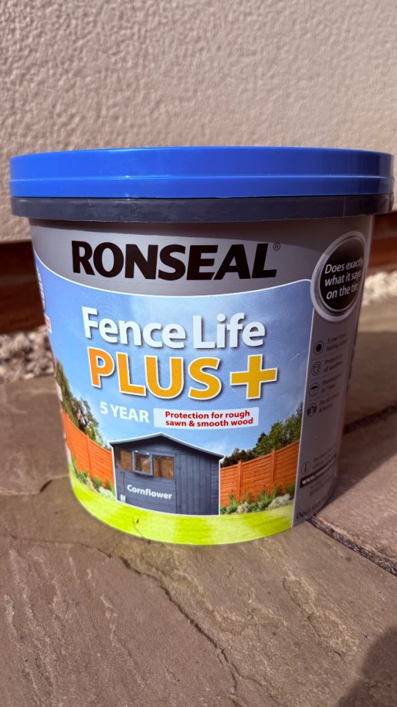 Ronseal Fence Life Plus 5l Cornflower