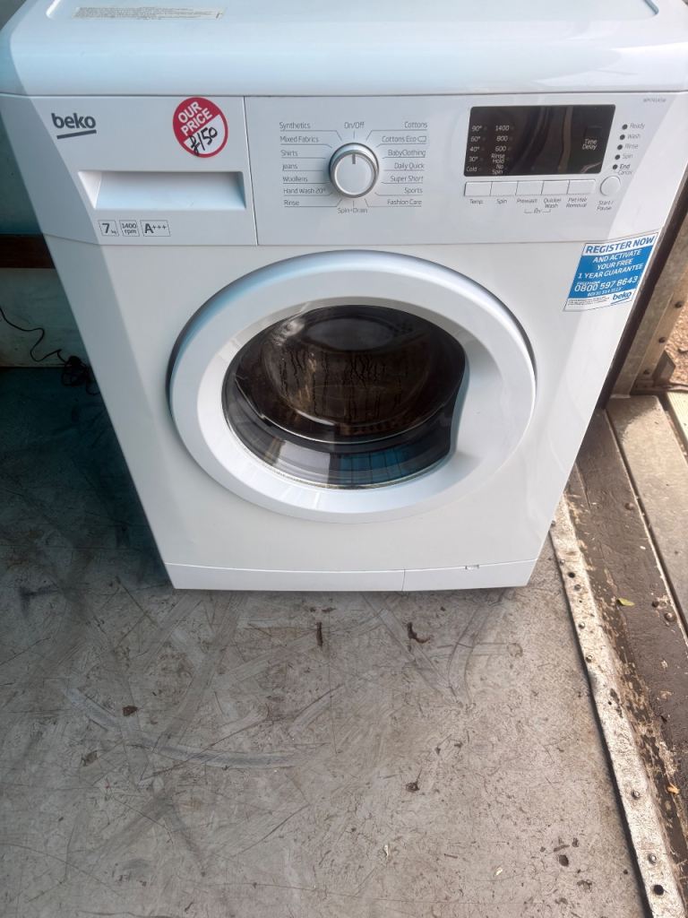 🔥BEKO 7KG WASHING MACHINE £140 DELIVERED FITTED🔥6 MONTHS WARRANTY 🔥DENTON APPLIANCES 🔥