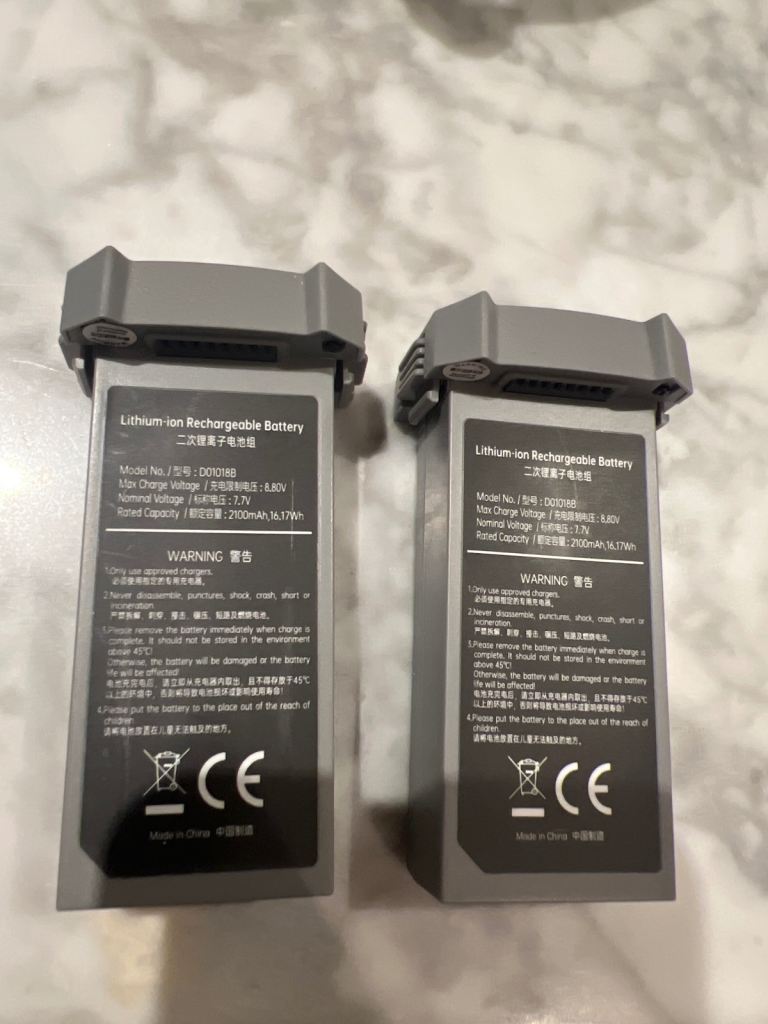 2 Batteries Drone Faith Mini 