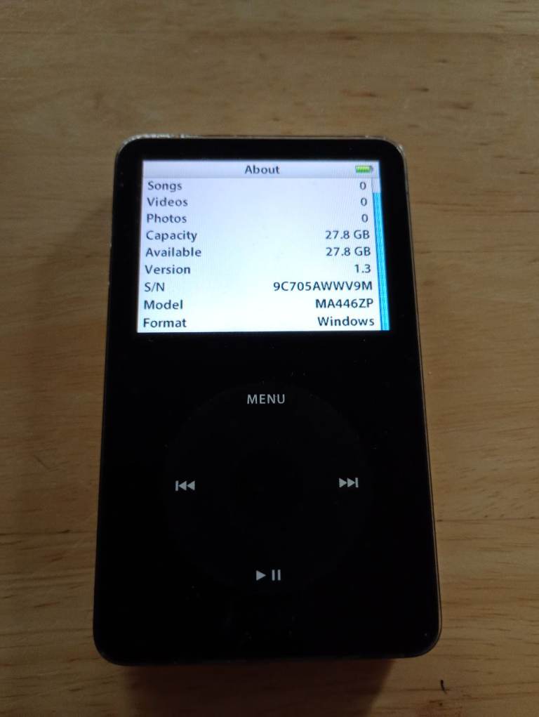 iPod 5th Gen 30GB 