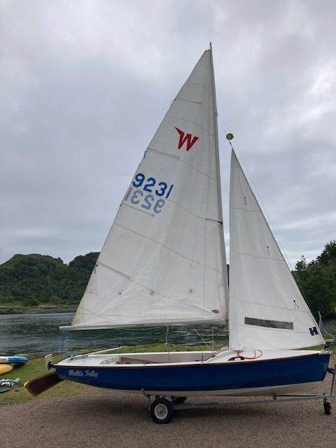 Wayfairer Dinghy Sailing Boat with Combi Trailer - Good Condition