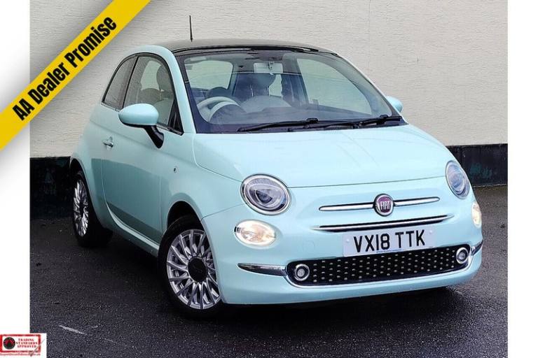 2018 Fiat 500 1.2 Lounge 3dr HATCHBACK PETROL Manual