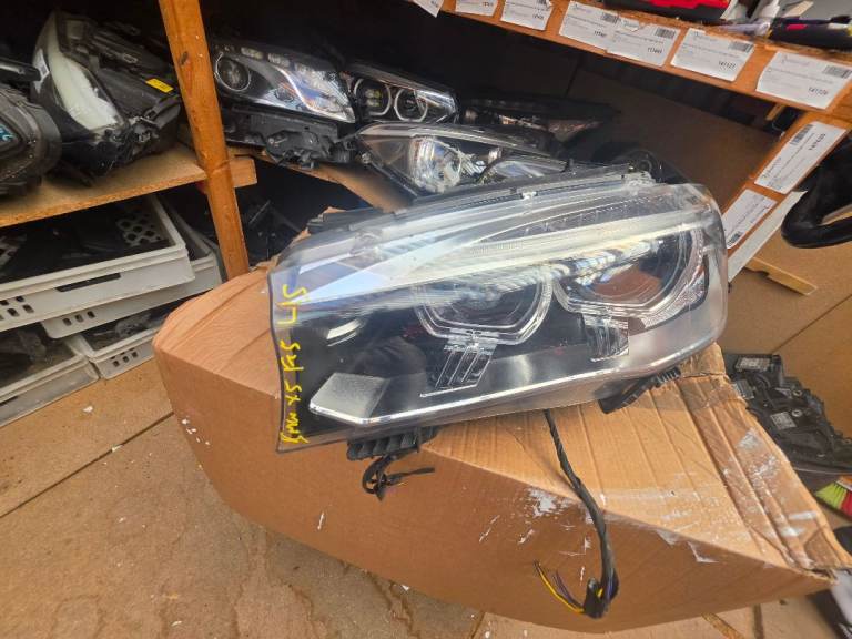 BMW X5 X6 F15 F16 HEADLIGHT LED COMPLETE left passenger SIDE BREAKING PARTS