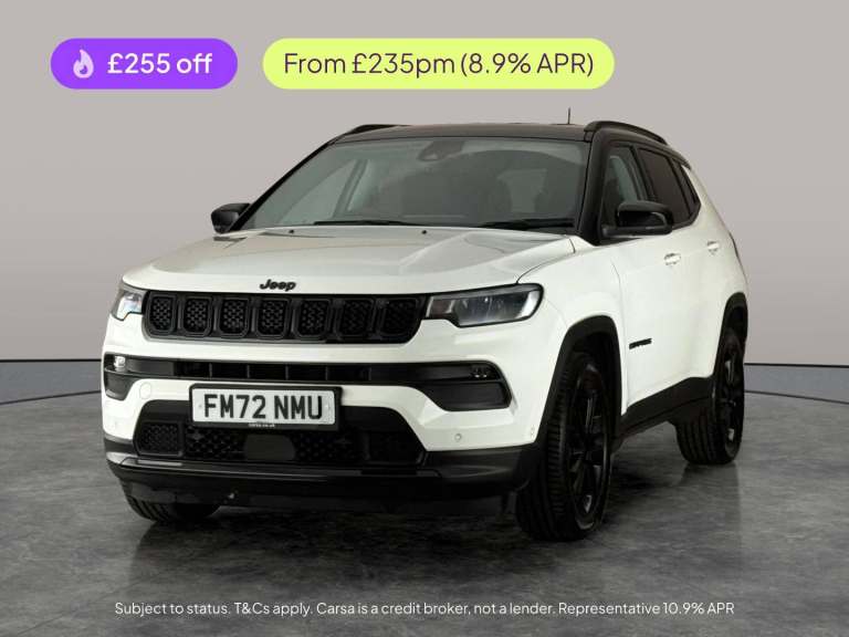 2022 Jeep Compass 1.3 GSE T4 Night Eagle SUV 5dr Petrol Manual FWD Euro 6 (s/s) (130 ps) - RE Suv...