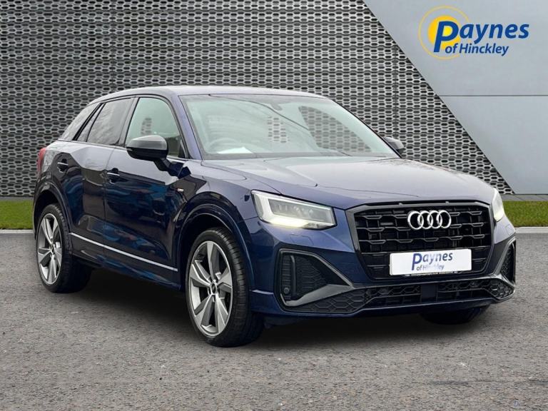 2022 Audi Q2 2.0 TFSI 40 Black Edition S Tronic quattro Euro 6 5dr in Blue FSH