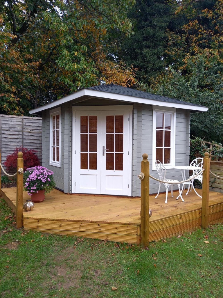 Corner Log Cabin ANGUS 3mx3m