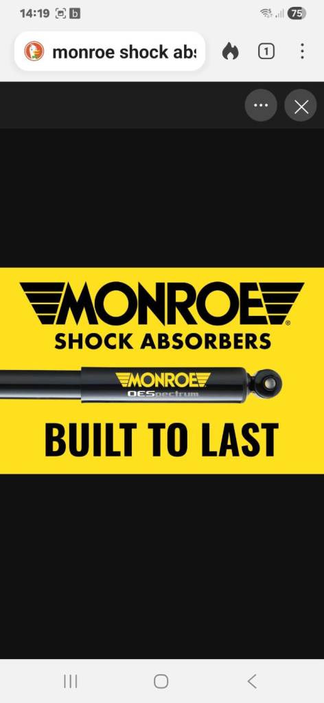 RANGE ROVER L322 Monroe  gas shock absorbers 