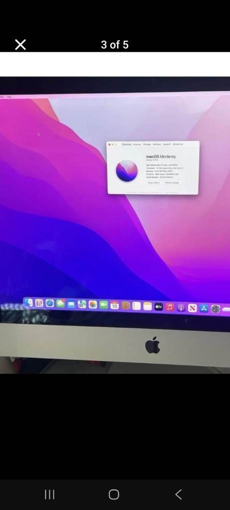 Apple iMac Desktop Computer – Good Working Condition