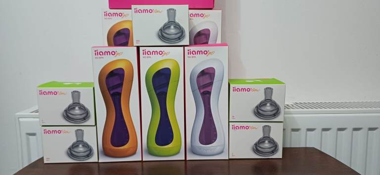 RARE Designer Baby Bottles – iiamo GO by Karim Rashid (Discontinued Premium Set)