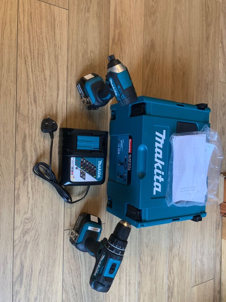Makita DLX2131TJ 18V LXT Brushless Twin Kit DHP482 DTD152 2x3.0AH Li-Ion + Case