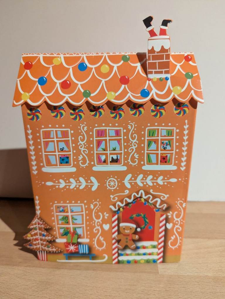 3D Christmas Card - Gingerbread House