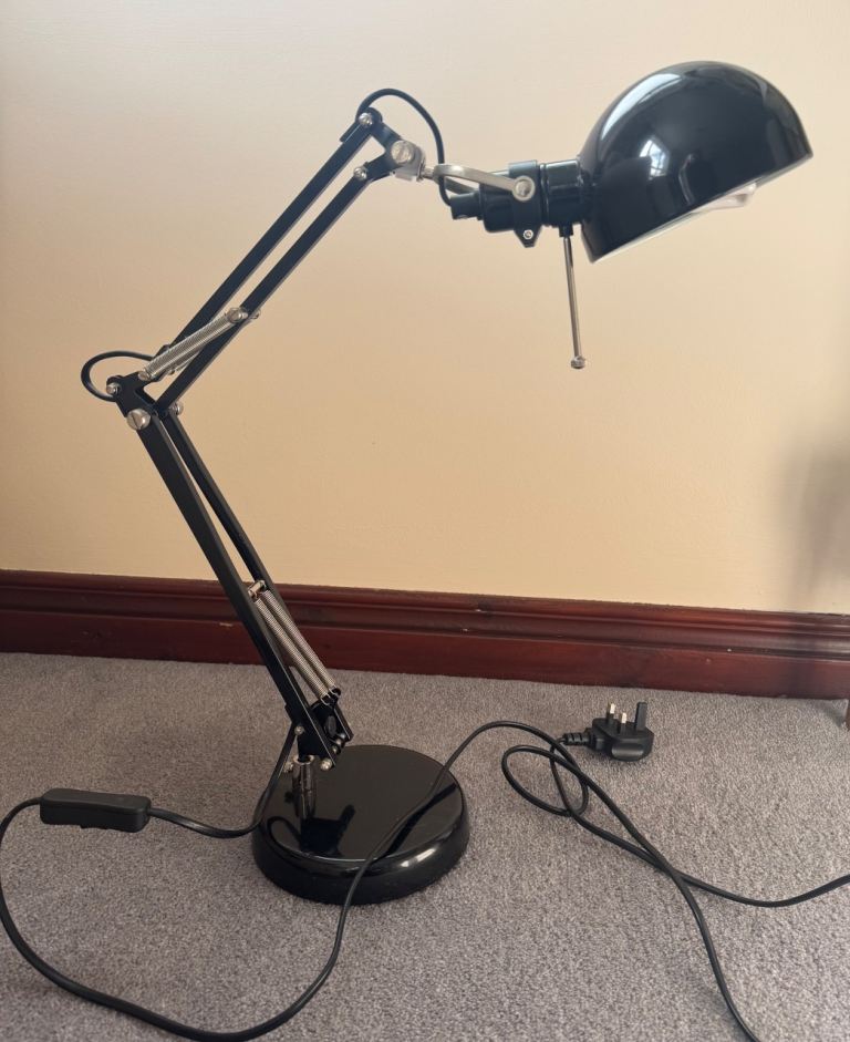 IKEA Black Adjustable Desk Lamp