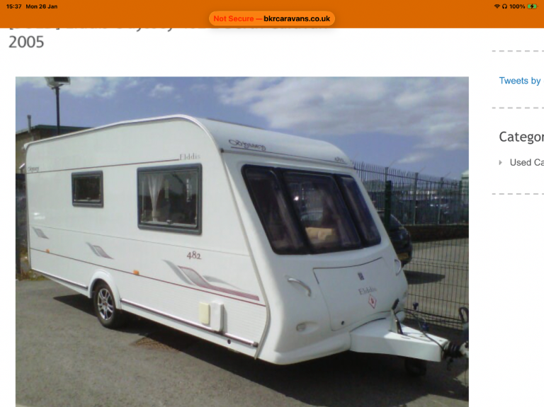 Eldiss odysseys 2005 2 berth/SWAP CAMPER/DAYVAN or van to convert.