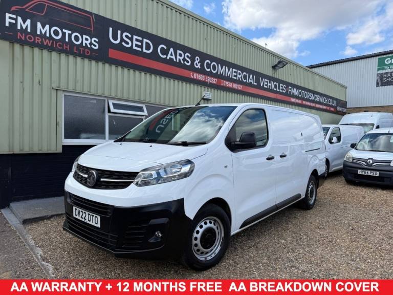 2022 22 VAUXHALL VIVARO 1.5 TURBO D 2900 DYNAMIC PANEL VAN 6DR DIESEL MANUAL L2