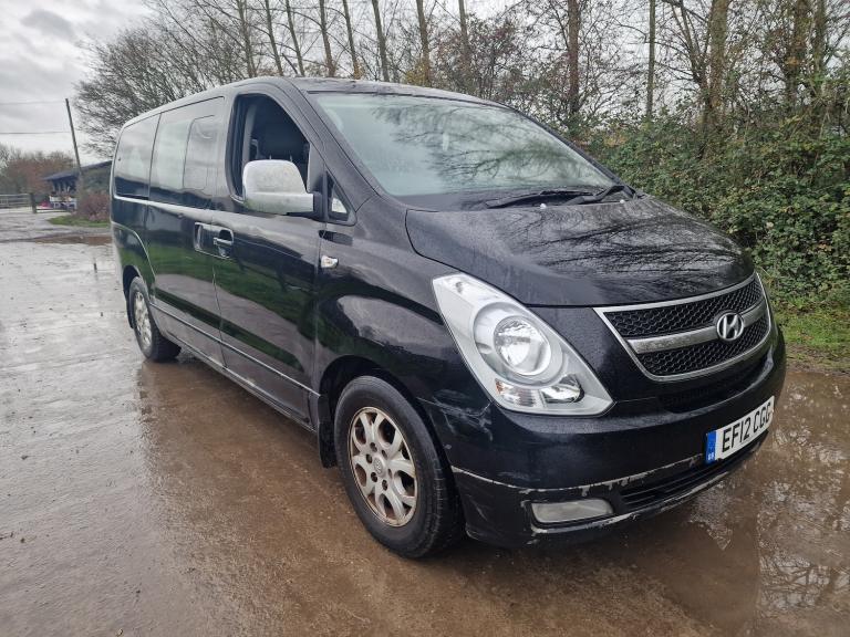 2012 Hyundai I800 Automatic Black MWB 8 Seat Minibus  Drives Perfect  MOT Fail