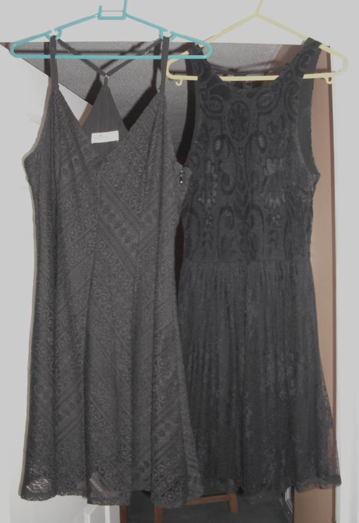 image for Hollister Black Lace Dresses - Size Small