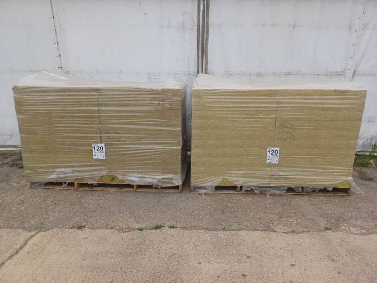 Knauf Rocksilk Flat Roof Insulation 120mm thick - 40x Slabs - 48sqm