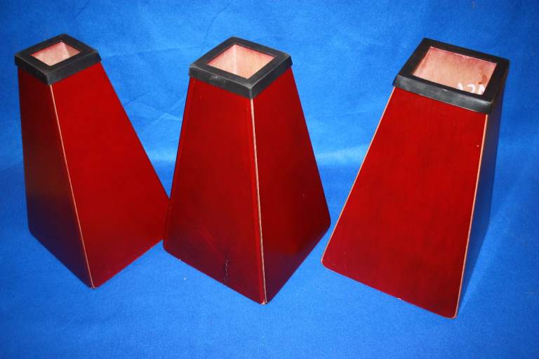 Set of 3 Pearl Jesus Diaz Wedge Cajons ~ With Cases ~ 10in + 11in + 12in ~ All 18in High ~ £325 ono