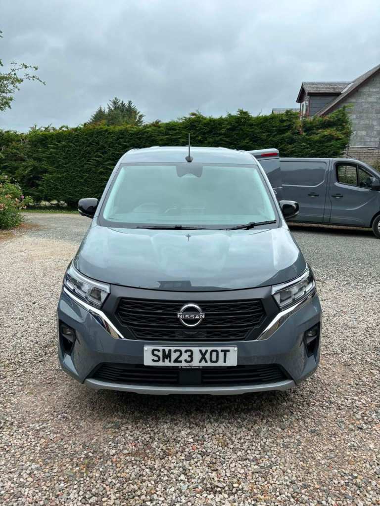 2023 Nissan Townstar 1.3 Petrol Tekna+ (L1 H1). Top-spec urban grey panel van £14,250 + VAT