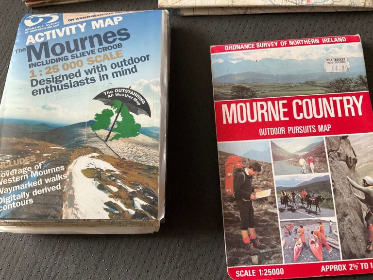 Mournes maps x6 joblot 