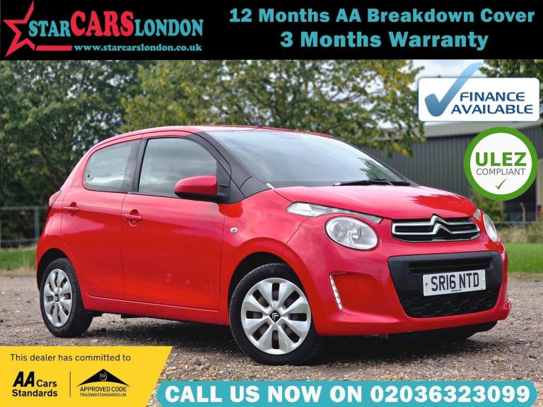 2016 Citroen C1 1.0 VTi Feel Euro 6 5dr HATCHBACK Petrol Manual