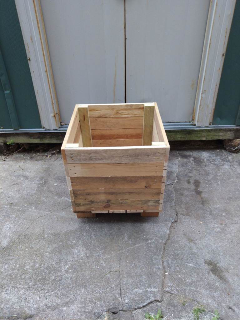 image for Handmade wooden planter 
