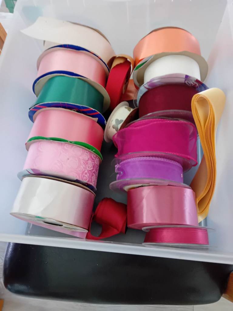 Large amount of ribbon 