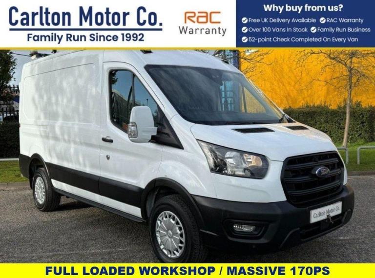 2020 Ford Transit 2.0 350 EcoBlue Leader Panel Van [ MOBILE WORKSHOP ] RWD L2 H2