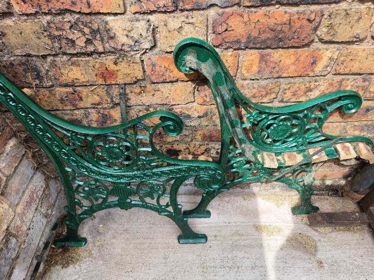 Victorian Cast Iron Bench Ends 