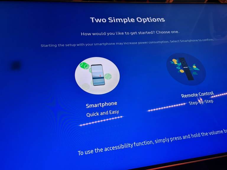 Samsung QE65Q85ATXXU 65 inch QLED 4K Ultra HD Smart TV.